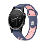 22mm Sports Breathable Silicone Watch Band, For Garmin Fenix 6 GPS, For Garmin Fenix 6 Pro GPS, For Garmin Fenix 6 Sapphire GPS, For Garmin Fenix 5