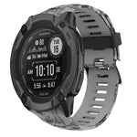 26mm Camouflage Printed Silicone Watch Band, For Garmin Instinct 2X Solar, For Garmin D2 Delta PX, For Garmin Tactix 7 Pro, For Garmin Tactix 7, For Garmin Fenix 7X, For Garmin Fenix 7X Solar, For Garmin Tactix Delta, For Garmin Enduro 2