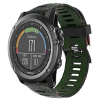 26mm Camouflage Printed Silicone Watch Band, For Garmin Fenix 3 Sapphire, For Garmin Descent MK 1, For Garmin Descent MK 2, For Garmin Descent MK 2i