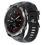 26mm Camouflage Printed Silicone Watch Band, For Garmin Fenix 3 Sapphire, For Garmin Descent MK 1, For Garmin Descent MK 2, For Garmin Descent MK 2i