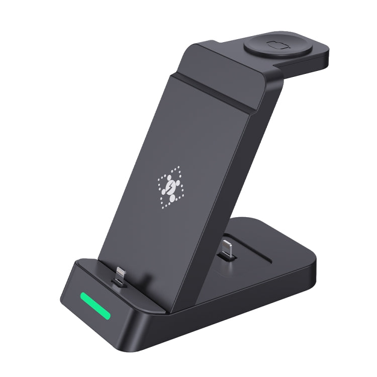 B20 Giá đỡ bộ sạc không dây 3 trong 1 18W cho iPhone Apple Watch Series, B20 dành cho Apple