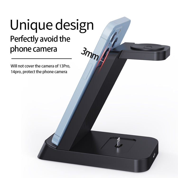 B20 Giá đỡ bộ sạc không dây 3 trong 1 18W cho iPhone Apple Watch Series, B20 dành cho Apple