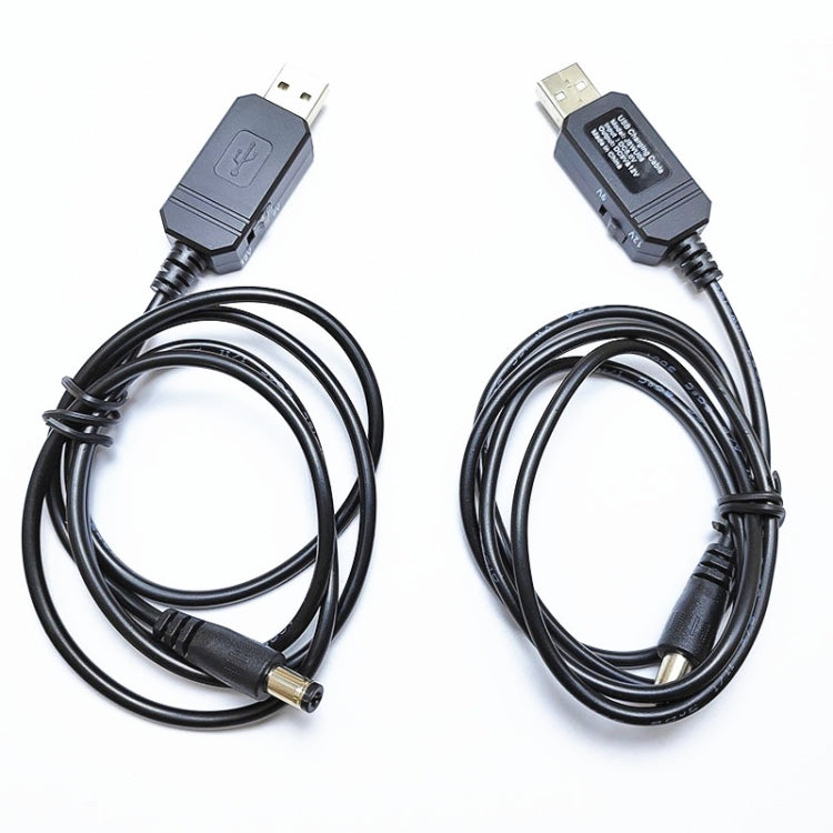 Cáp chuyển đổi tăng áp điện áp USB DC 5V lên DC 9V 12V với bộ biến áp tăng áp 1A và bộ điều chỉnh nguồn có màn hình LED, DC 5V lên DC 9V 12V