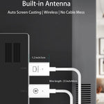 Bộ phát và thu HDMI không dây, bộ mở rộng HDMI không dây, trình chiếu video âm thanh 1080P 60fps cho PC, laptop, máy ảnh đến HDTV/máy chiếu