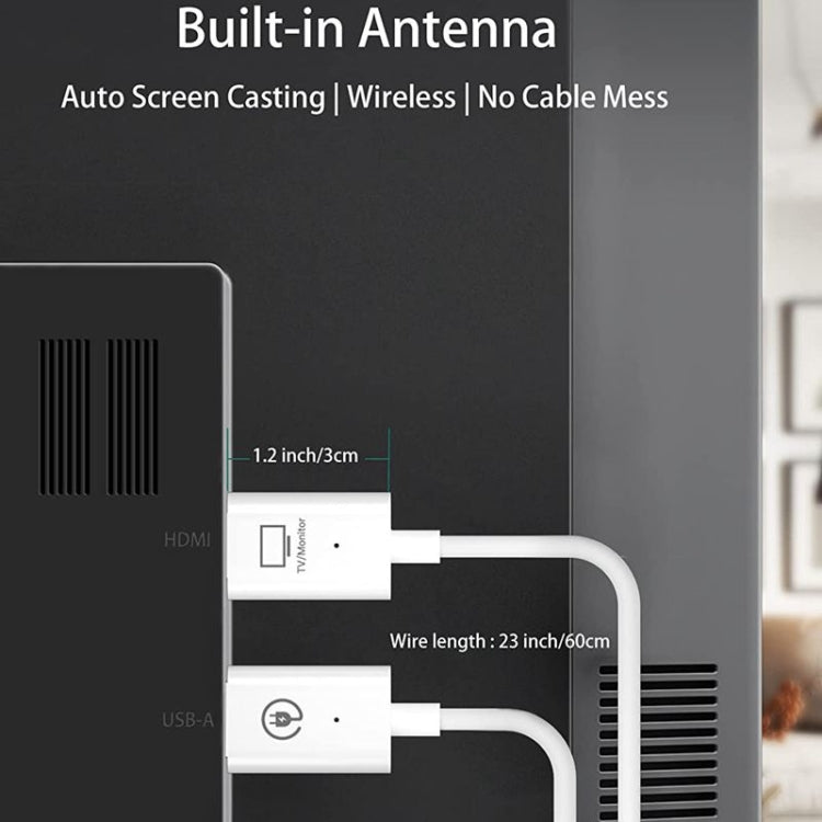 Bộ phát và thu HDMI không dây, bộ mở rộng HDMI không dây, trình chiếu video âm thanh 1080P 60fps cho PC, laptop, máy ảnh đến HDTV/máy chiếu