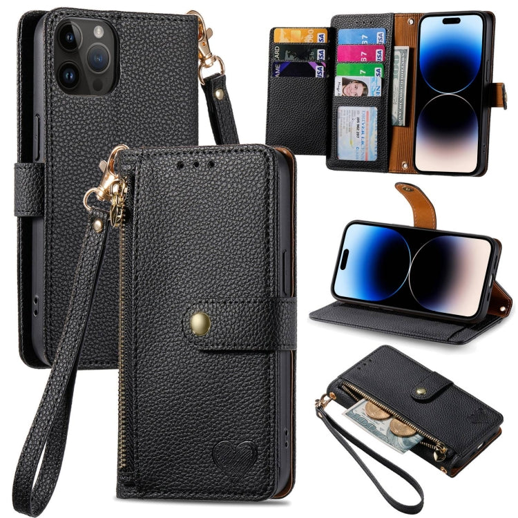 Bao da điện thoại dây kéo hình trái tim, dành cho iPhone 14 Pro Max, iPhone 7 / 8 / SE 2022, iPhone 13 Pro Max, iPhone 13 Pro, iPhone 13, iPhone 12 / 12 Pro, iPhone 12 Pro Max, iPhone 11 Pro Max