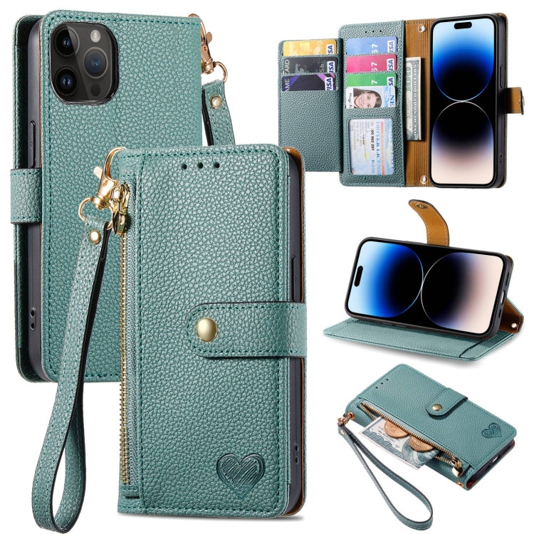 Bao da điện thoại dây kéo hình trái tim, dành cho iPhone 14 Pro Max, iPhone 7 / 8 / SE 2022, iPhone 13 Pro Max, iPhone 13 Pro, iPhone 13, iPhone 12 / 12 Pro, iPhone 12 Pro Max, iPhone 11 Pro Max