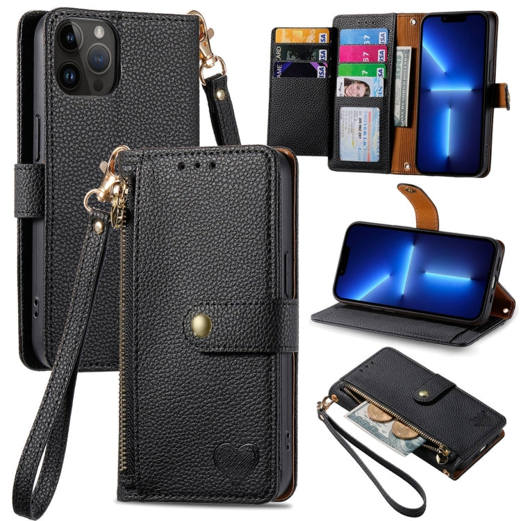 Bao da điện thoại dây kéo hình trái tim, dành cho iPhone 14 Pro Max, iPhone 7 / 8 / SE 2022, iPhone 13 Pro Max, iPhone 13 Pro, iPhone 13, iPhone 12 / 12 Pro, iPhone 12 Pro Max, iPhone 11 Pro Max