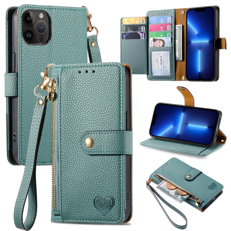 Bao da điện thoại dây kéo hình trái tim, dành cho iPhone 14 Pro Max, iPhone 7 / 8 / SE 2022, iPhone 13 Pro Max, iPhone 13 Pro, iPhone 13, iPhone 12 / 12 Pro, iPhone 12 Pro Max, iPhone 11 Pro Max