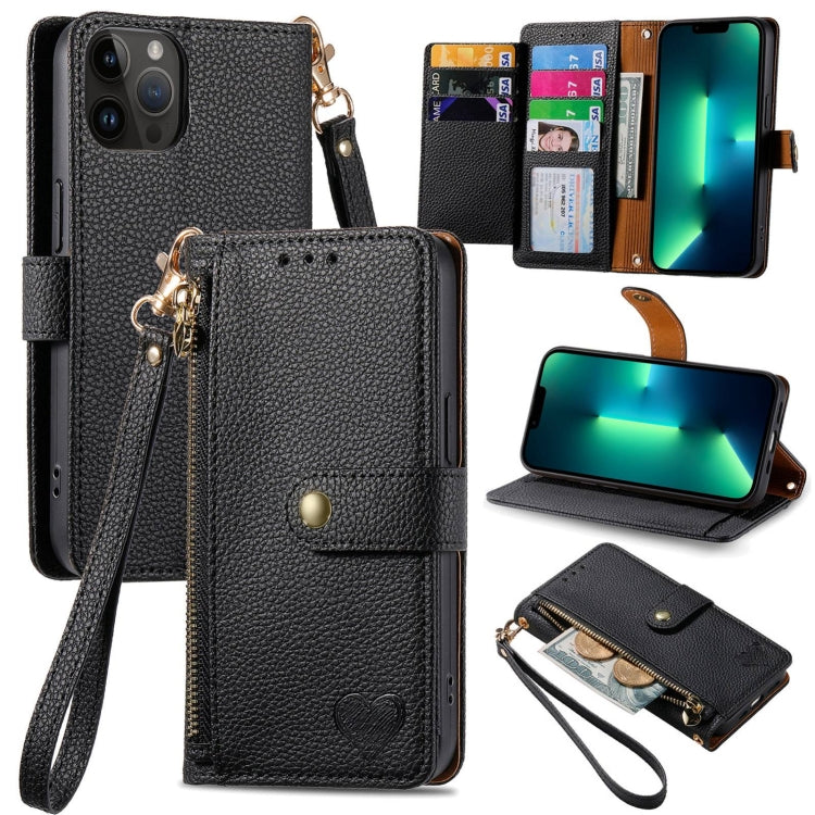 Bao da điện thoại dây kéo hình trái tim, dành cho iPhone 14 Pro Max, iPhone 7 / 8 / SE 2022, iPhone 13 Pro Max, iPhone 13 Pro, iPhone 13, iPhone 12 / 12 Pro, iPhone 12 Pro Max, iPhone 11 Pro Max