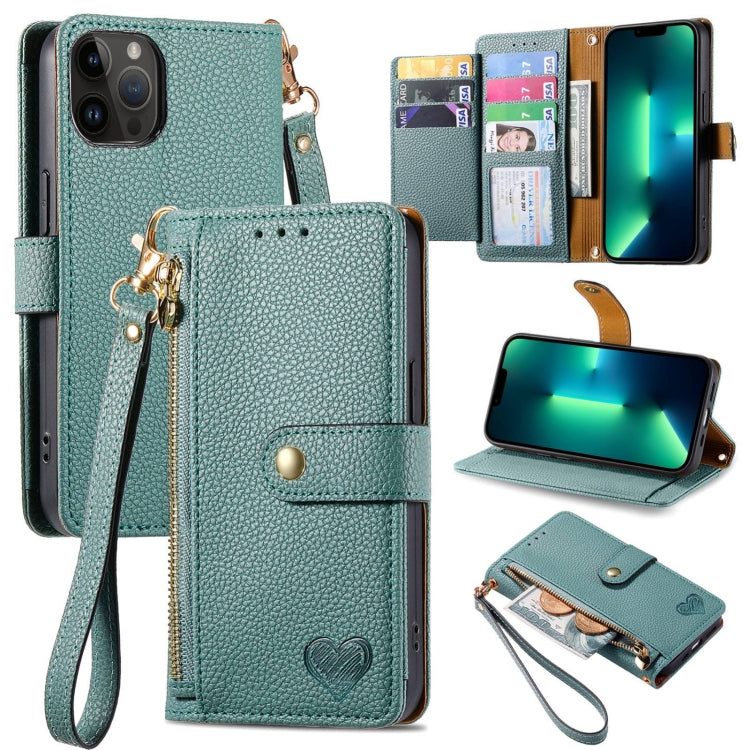 Bao da điện thoại dây kéo hình trái tim, dành cho iPhone 14 Pro Max, iPhone 7 / 8 / SE 2022, iPhone 13 Pro Max, iPhone 13 Pro, iPhone 13, iPhone 12 / 12 Pro, iPhone 12 Pro Max, iPhone 11 Pro Max