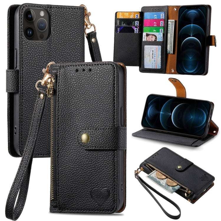 Bao da điện thoại dây kéo hình trái tim, dành cho iPhone 14 Pro Max, iPhone 7 / 8 / SE 2022, iPhone 13 Pro Max, iPhone 13 Pro, iPhone 13, iPhone 12 / 12 Pro, iPhone 12 Pro Max, iPhone 11 Pro Max