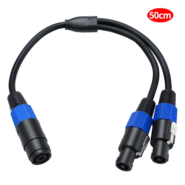 Cáp Chuyển Đổi Loa JUNSUNMAY Speakon Cái sang Speakon Đực 2 trong 1, Chiều Dài: 50cm