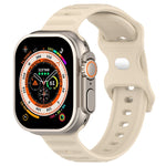 Dây đồng hồ silicone họa tiết chấm khóa ngược, Dành cho Apple Watch 38mm