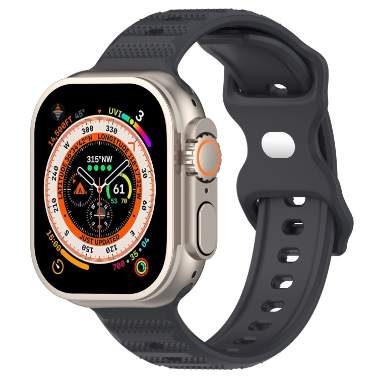 Dây đồng hồ silicone họa tiết chấm khóa ngược, Dành cho Apple Watch 38mm