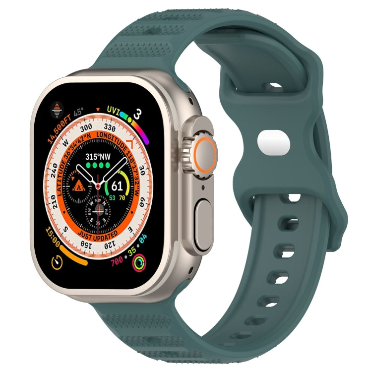 Dây đồng hồ silicone họa tiết chấm khóa ngược, Dành cho Apple Watch 38mm