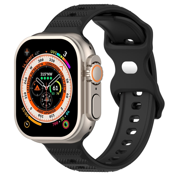 Dây đồng hồ silicone họa tiết chấm khóa ngược, Dành cho Apple Watch 38mm