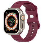 Dây đồng hồ silicone họa tiết chấm khóa ngược, Dành cho Apple Watch 38mm