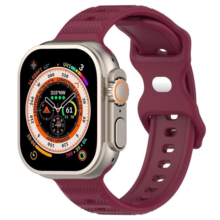 Dây đồng hồ silicone họa tiết chấm khóa ngược, Dành cho Apple Watch 38mm