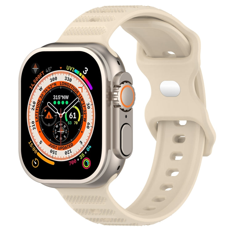 Dây đồng hồ silicone họa tiết chấm khóa ngược, Dành cho Apple Watch 38mm