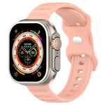 Reverse Buckle Dot Texture Silicone Watch Band, For Apple Watch 38mm