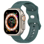 Reverse Buckle Dot Texture Silicone Watch Band, For Apple Watch 38mm