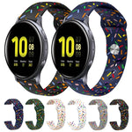 Dây đồng hồ silicone khóa cài chấm cầu vồng thể thao, Dành cho Samsung Galaxy Watch 4 40mm / 44mm, Dành cho Samsung Galaxy Watch 4 Classic 42mm / 46mm