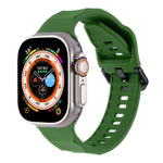 Ripple Silicone Sports Watch Band, For Apple Watch Ultra 49mm, For Apple Watch 8 45mm, For Apple Watch SE 2022 44mm