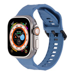 Ripple Silicone Sports Watch Band, For Apple Watch Ultra 49mm, For Apple Watch 8 45mm, For Apple Watch SE 2022 44mm