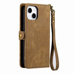 Ốp điện thoại da có khóa bên hình học và dây kéo, dành cho iPhone 11, dành cho iPhone 11 Pro, dành cho iPhone X / XS, dành cho iPhone XR, dành cho iPhone XS Max, dành cho iPhone 7 Plus / 8 Plus, dành cho iPhone 6 Plus / 6s Plus, dành cho iPhone 6 / 6s