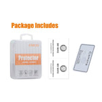 Phim kính cường lực 9H ENKAY Hat-Prince cho ống kính camera sau, dành cho iPhone 17e / 16e, iPhone 17 Pro Max, iPhone 17 Pro, iPhone 17, iPhone Air, iPhone 16 Pro / 16 Pro Max, iPhone 16 / 16 Plus, iPhone 15 Pro / 15 Pro Max
