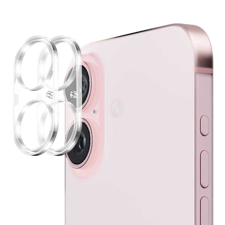 2 miếng phim kính cường lực 9H ENKAY Hat-Prince cho ống kính camera sau, dành cho iPhone 17e / 16e, iPhone 17 Pro Max, iPhone 17 Pro, iPhone 17, iPhone Air, iPhone 16 Pro / 16 Pro Max, iPhone 16 / 16 Plus, iPhone 15 Pro / 15 Pro Max