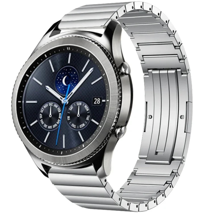 One Bead Titanium Alloy Watch Band, For Samsung Galaxy Watch 3 45mm, For Samsung Gear S3 Classic, For Samsung Gear S3 Frontier, For Samsung Galaxy Watch 46mm, For Samsung Galaxy Watch 42mm