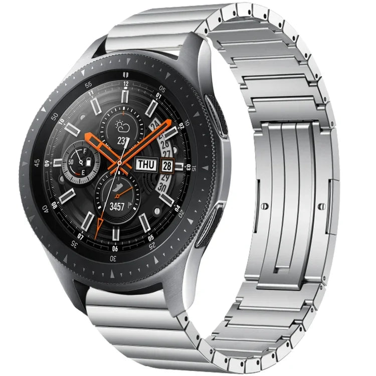 One Bead Titanium Alloy Watch Band, For Samsung Galaxy Watch 3 45mm, For Samsung Gear S3 Classic, For Samsung Gear S3 Frontier, For Samsung Galaxy Watch 46mm, For Samsung Galaxy Watch 42mm