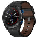 Leather Textured 22mm Watch Band, For Garmin Fenix E 47mm, For Garmin Fenix 8 MIP 47mm, For Garmin Fenix 8 AMOLED 47mm, For Garmin Fenix 7 Pro 47mm, For Garmin Epix Pro 47mm, For Garmin MARQ Athlete Gen 2, For Garmin MARQ Commander                     ...