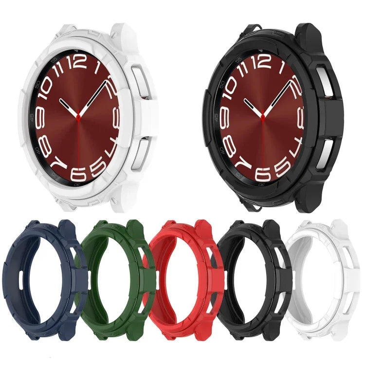 Vòng xoay + Ốp bảo vệ TPU Armor cho đồng hồ, cho Samsung Galaxy Watch 6 Classic 47mm, cho Samsung Galaxy Watch 6 Classic 43mm