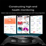 Đồng hồ Dây Silicone Thông minh Màn hình Màu 1.46 inch ET340, Hỗ trợ Đo Oxy trong máu / Đường huyết / Axit uric / Theo dõi Mỡ máu
