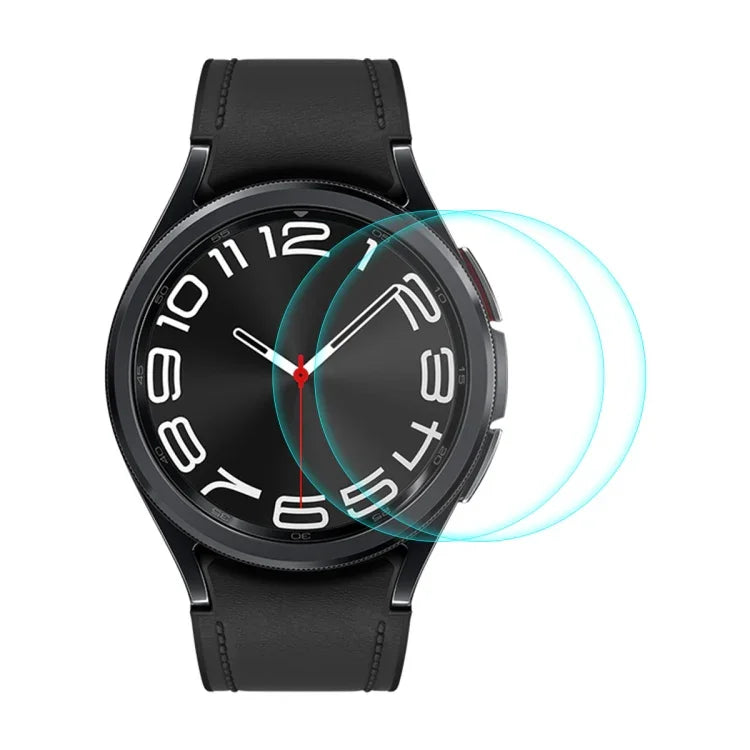 2 miếng dán kính cường lực ENKAY 0.2mm 9H bảo vệ màn hình đồng hồ, dành cho Samsung Galaxy Watch Ultra 47mm / Ultra 2025, dành cho Samsung Galaxy Watch8 44mm, dành cho Samsung Galaxy Watch8 40mm, dành cho Samsung Galaxy Watch6 Classic / Ultra 47mm