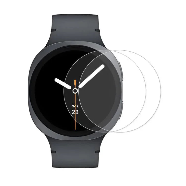 2 miếng dán kính cường lực ENKAY 0.2mm 9H bảo vệ màn hình đồng hồ, dành cho Samsung Galaxy Watch Ultra 47mm / Ultra 2025, dành cho Samsung Galaxy Watch8 44mm, dành cho Samsung Galaxy Watch8 40mm, dành cho Samsung Galaxy Watch6 Classic / Ultra 47mm