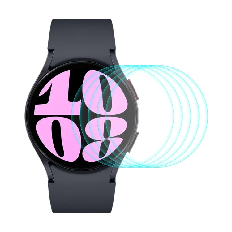 5 miếng phim bảo vệ màn hình kính cường lực 0.2mm 9H ENKAY, dành cho Samsung Galaxy Watch Ultra 47mm / Ultra 2025, dành cho Samsung Galaxy Watch8 44mm, dành cho Samsung Galaxy Watch8 40mm, dành cho Samsung Galaxy Watch6 Classic / Ultra 47mm