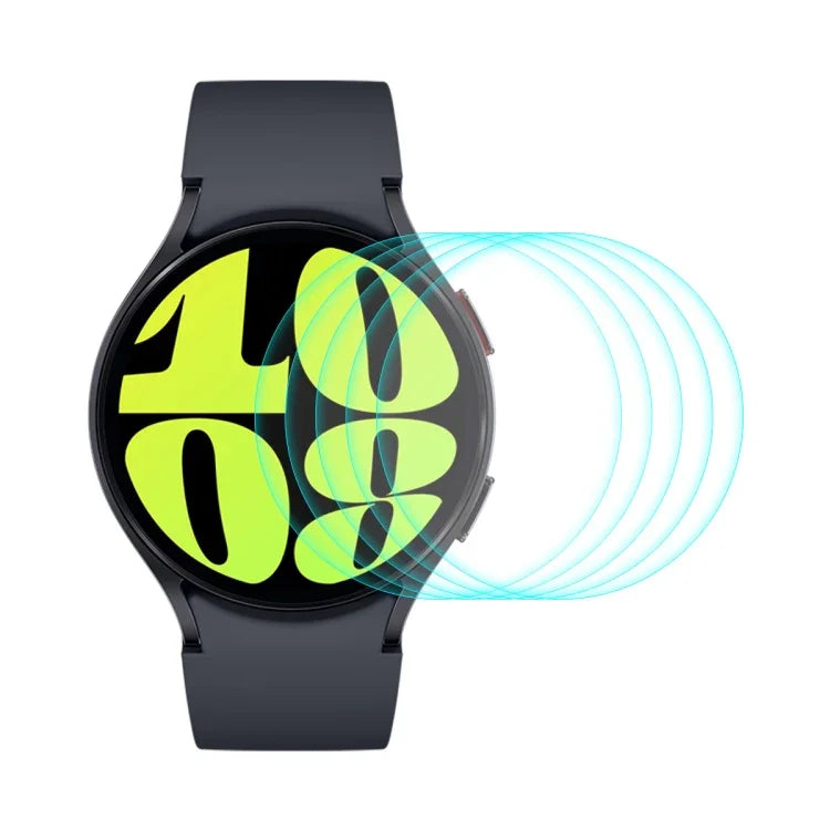 5 miếng phim bảo vệ màn hình kính cường lực 0.2mm 9H ENKAY, dành cho Samsung Galaxy Watch Ultra 47mm / Ultra 2025, dành cho Samsung Galaxy Watch8 44mm, dành cho Samsung Galaxy Watch8 40mm, dành cho Samsung Galaxy Watch6 Classic / Ultra 47mm