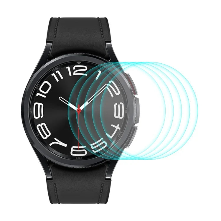 5 miếng phim bảo vệ màn hình kính cường lực 0.2mm 9H ENKAY, dành cho Samsung Galaxy Watch Ultra 47mm / Ultra 2025, dành cho Samsung Galaxy Watch8 44mm, dành cho Samsung Galaxy Watch8 40mm, dành cho Samsung Galaxy Watch6 Classic / Ultra 47mm