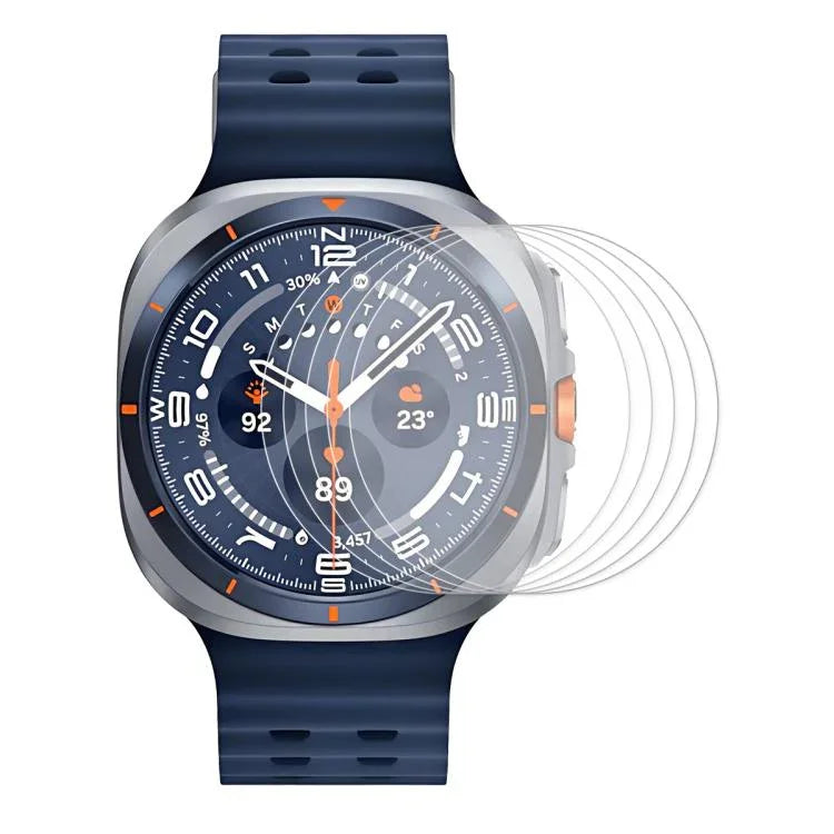 5 miếng phim bảo vệ màn hình kính cường lực 0.2mm 9H ENKAY, dành cho Samsung Galaxy Watch Ultra 47mm / Ultra 2025, dành cho Samsung Galaxy Watch8 44mm, dành cho Samsung Galaxy Watch8 40mm, dành cho Samsung Galaxy Watch6 Classic / Ultra 47mm