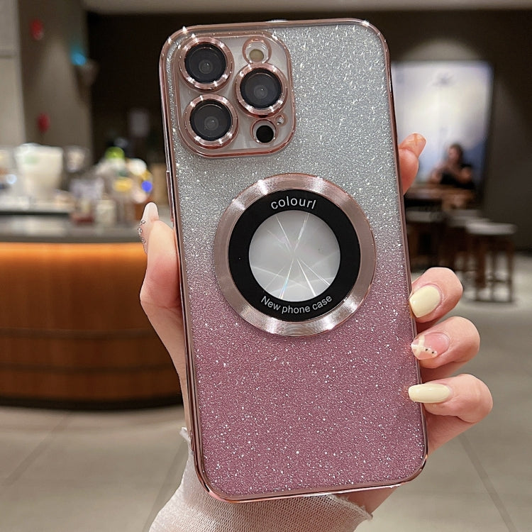 Gradient Glitter Electroplating MagSafe TPU Phone Case, For iPhone 17e / 16e, For iPhone 17 Pro Max, For iPhone 17 Pro, For iPhone 17, For iPhone Air, For iPhone 16 Pro Max