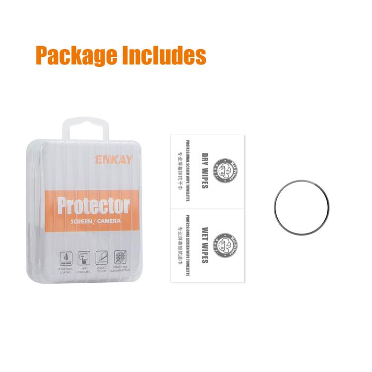 Phim màn hình HD phủ toàn bộ cạnh mềm PC 3D ENKAY, dành cho Samsung Galaxy Watch Ultra 47mm / Ultra 2025, dành cho Samsung Galaxy Watch8 Classic 46mm, dành cho Samsung Galaxy Watch8 44mm, dành cho Samsung Galaxy Watch8 40mm
