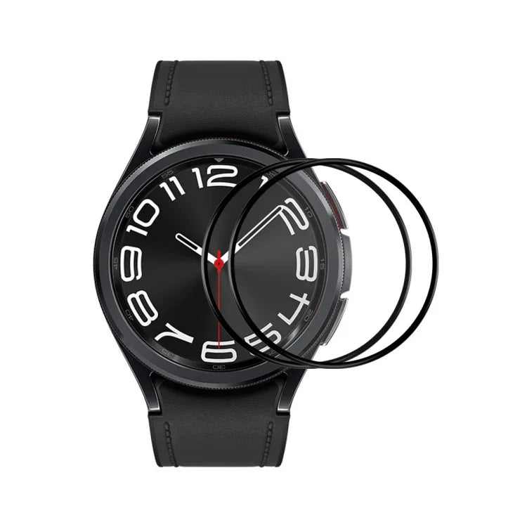 2 miếng phim màn hình HD phủ toàn bộ cạnh mềm PC 3D ENKAY, dành cho Samsung Galaxy Watch Ultra 47mm / Ultra 2025, dành cho Samsung Galaxy Watch8 Classic 46mm, dành cho Samsung Galaxy Watch8 44mm, dành cho Samsung Galaxy Watch8 40mm