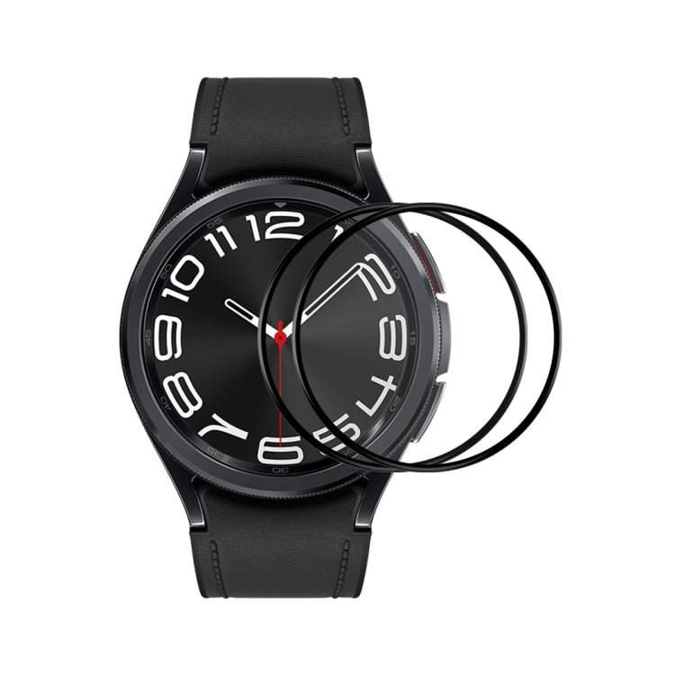 2 miếng phim màn hình HD phủ toàn bộ cạnh mềm PC 3D ENKAY, dành cho Samsung Galaxy Watch Ultra 47mm / Ultra 2025, dành cho Samsung Galaxy Watch8 Classic 46mm, dành cho Samsung Galaxy Watch8 44mm, dành cho Samsung Galaxy Watch8 40mm