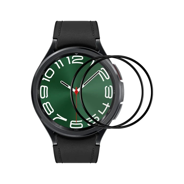 2 miếng phim màn hình HD phủ toàn bộ cạnh mềm PC 3D ENKAY, dành cho Samsung Galaxy Watch Ultra 47mm / Ultra 2025, dành cho Samsung Galaxy Watch8 Classic 46mm, dành cho Samsung Galaxy Watch8 44mm, dành cho Samsung Galaxy Watch8 40mm