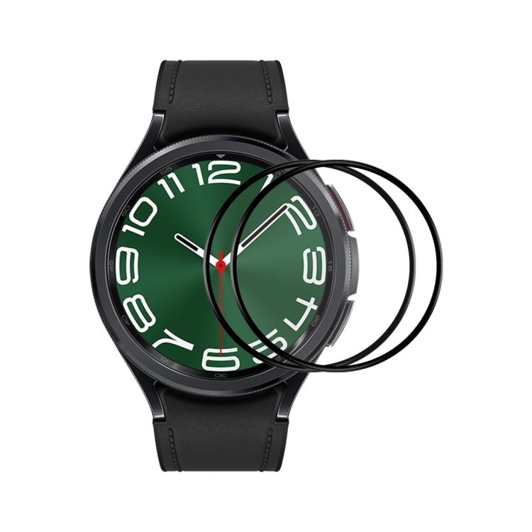 2 miếng phim màn hình HD phủ toàn bộ cạnh mềm PC 3D ENKAY, dành cho Samsung Galaxy Watch Ultra 47mm / Ultra 2025, dành cho Samsung Galaxy Watch8 Classic 46mm, dành cho Samsung Galaxy Watch8 44mm, dành cho Samsung Galaxy Watch8 40mm