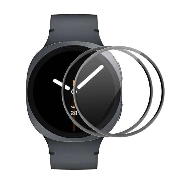 2 miếng phim màn hình HD phủ toàn bộ cạnh mềm PC 3D ENKAY, dành cho Samsung Galaxy Watch Ultra 47mm / Ultra 2025, dành cho Samsung Galaxy Watch8 Classic 46mm, dành cho Samsung Galaxy Watch8 44mm, dành cho Samsung Galaxy Watch8 40mm